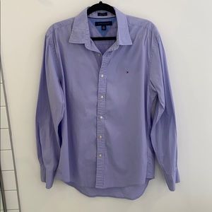 Tommy Hilfiger Mens Custom Fit shirt Size Large